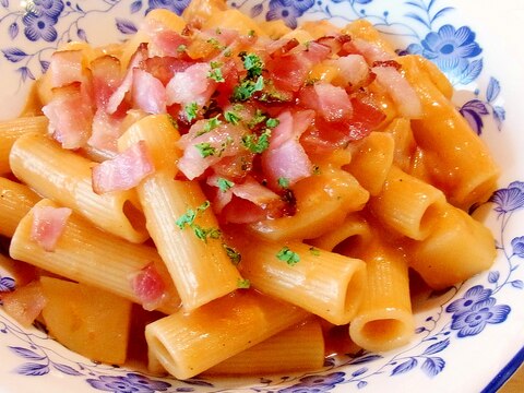 トマトクリームシチューでリメイクパスタ レシピ 作り方 By メリッコ 楽天レシピ トマトクリームシチューでリメイクパスタ レシピ 作り方 By メリッコ 楽天レシピ